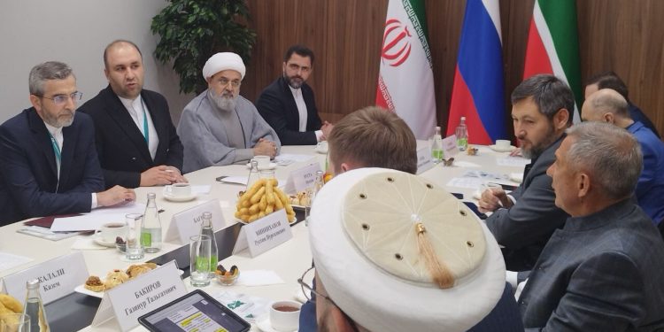 دیدار باقری با رئیس جمهوری تاتارستان در کازان + فیلم