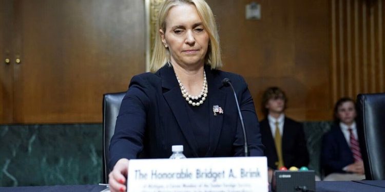 سفیر آمریکا در اوکراین در میان تلاش ها برای برقراری صلح ظاهر می شود.