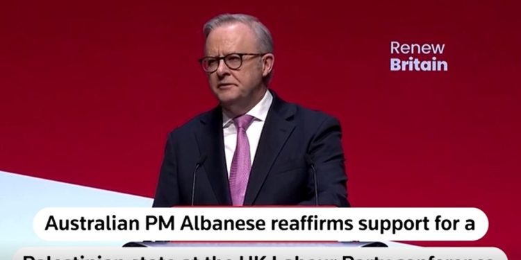 استرالیا بار دیگر تشکیل دولت فلسطین را تأیید کرد