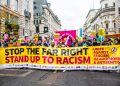 تجاوز خیابانی در قلب لندن؛ گردهمایی همزمان راست افراطی و مخالفان فاشیسم